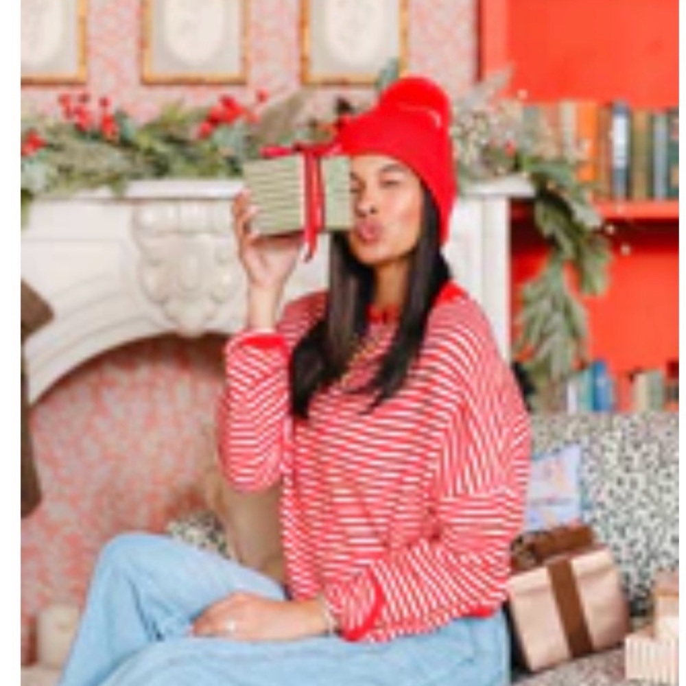 Isla Cardigan from Shop Talulah - Mini Stripe Cherry